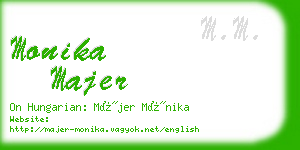 monika majer business card